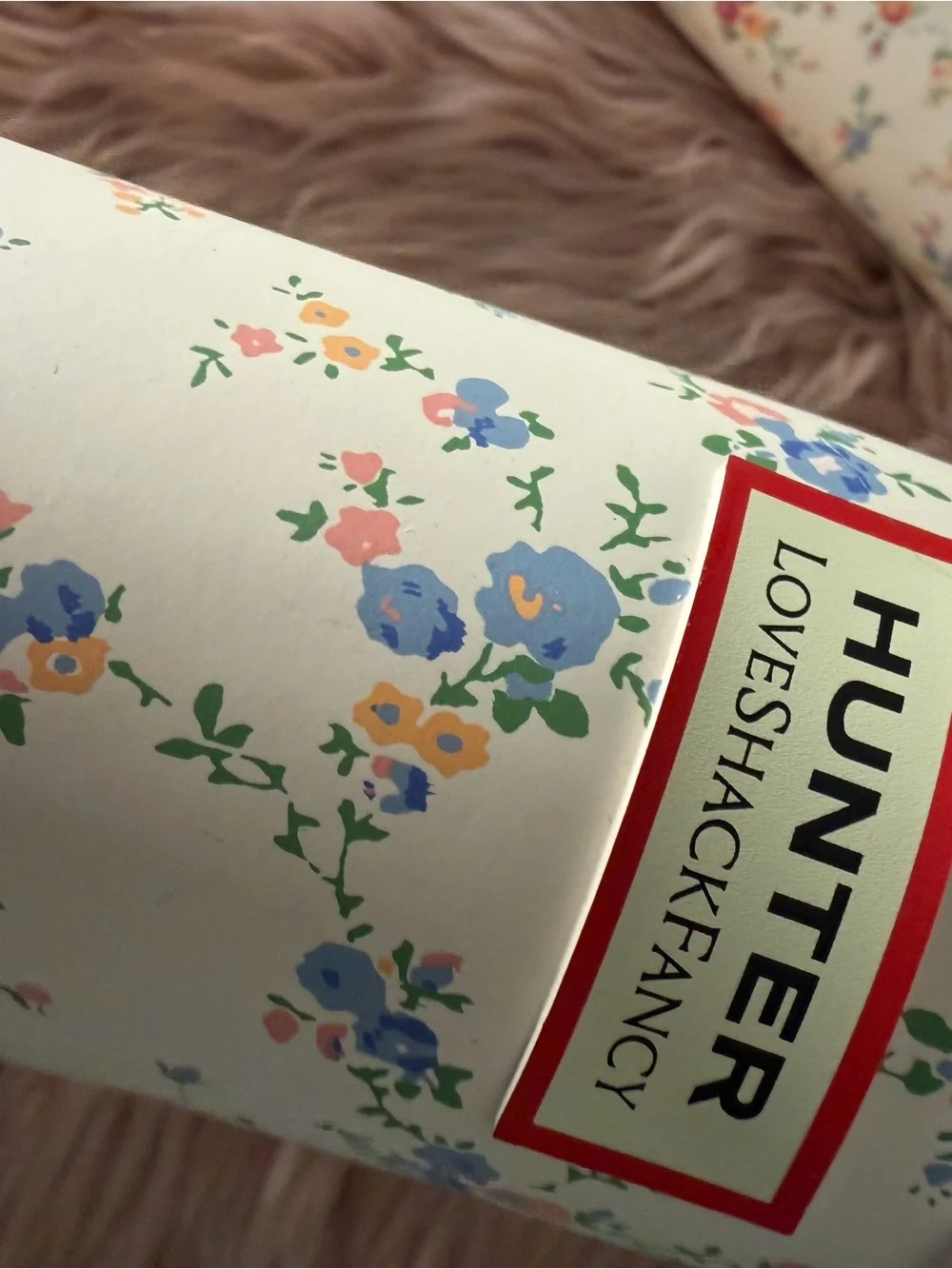 HunterxLoveShackFancy Women’s Original Tall Rain Boots Size 8